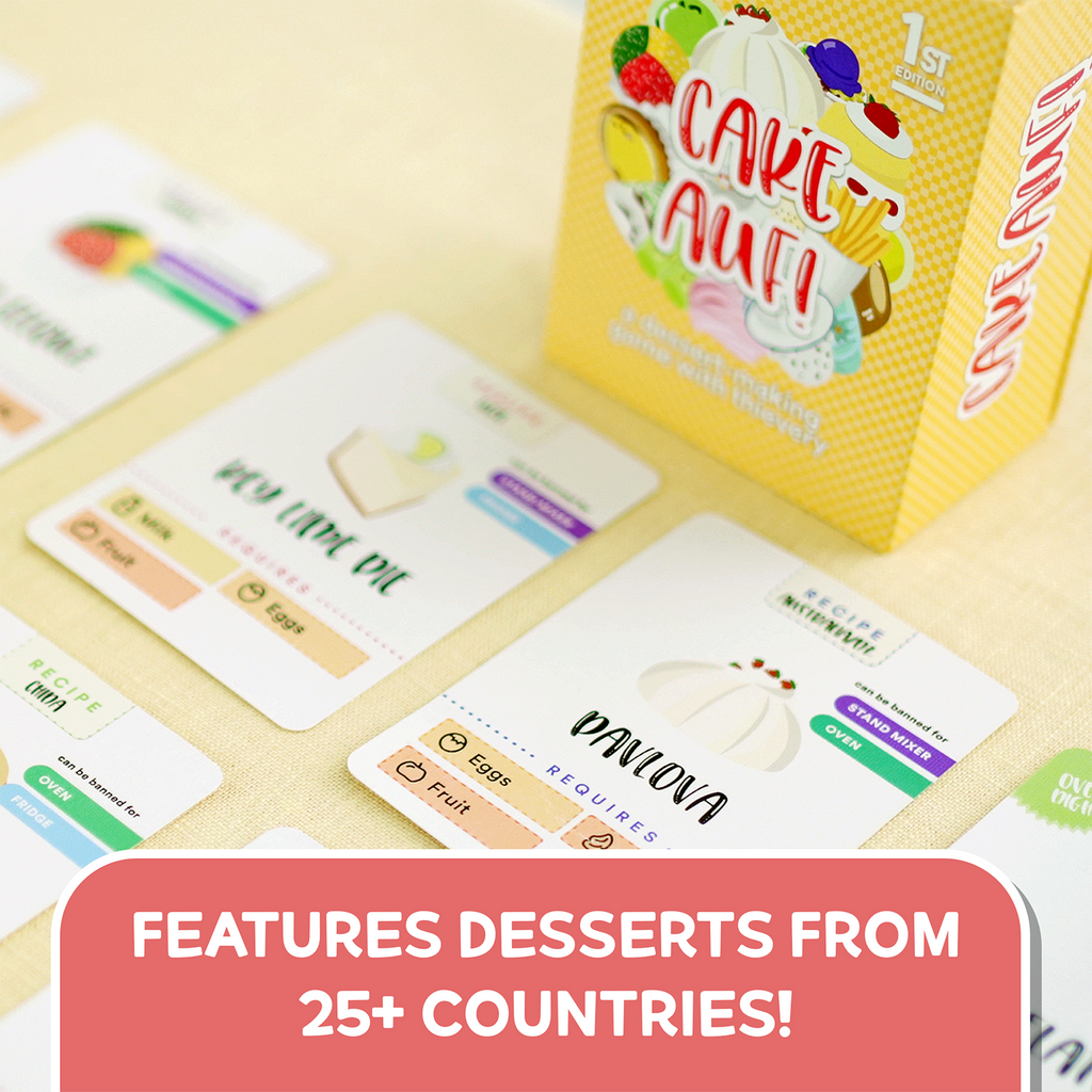 Cake Auf! Card Game | Dessert-Themed Fun Family Card Game