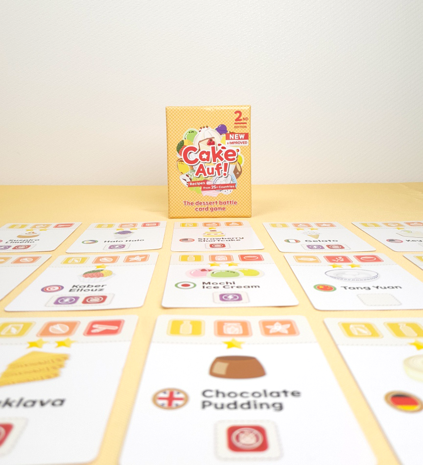 Cake Auf! Card Game | Dessert-Themed Fun Family Card Game
